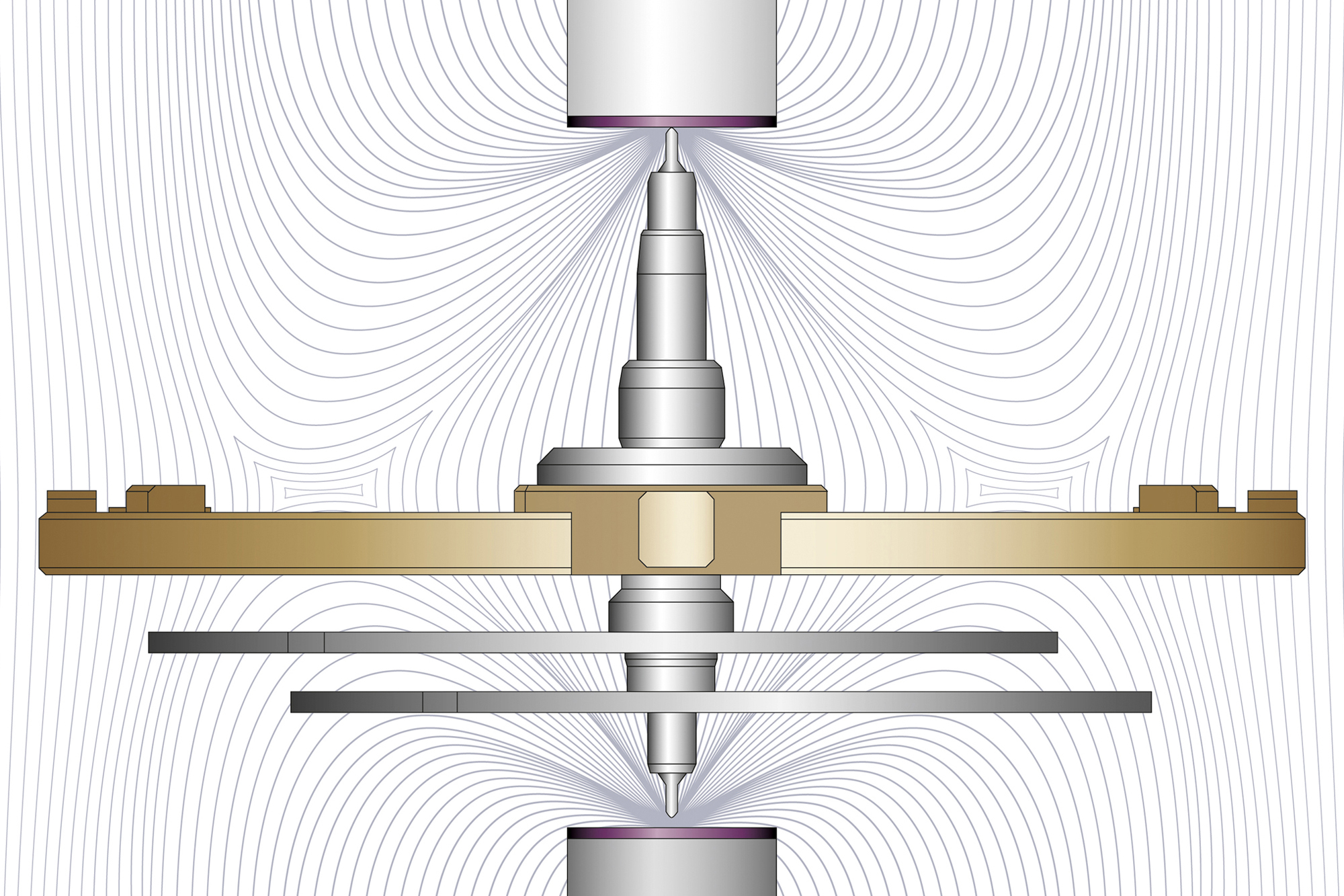Rare earth magnets found in the breguet 7727
