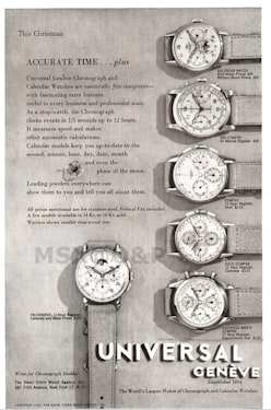 Universal Geneve catalogue at around the same time period. (Image via omegaforums)