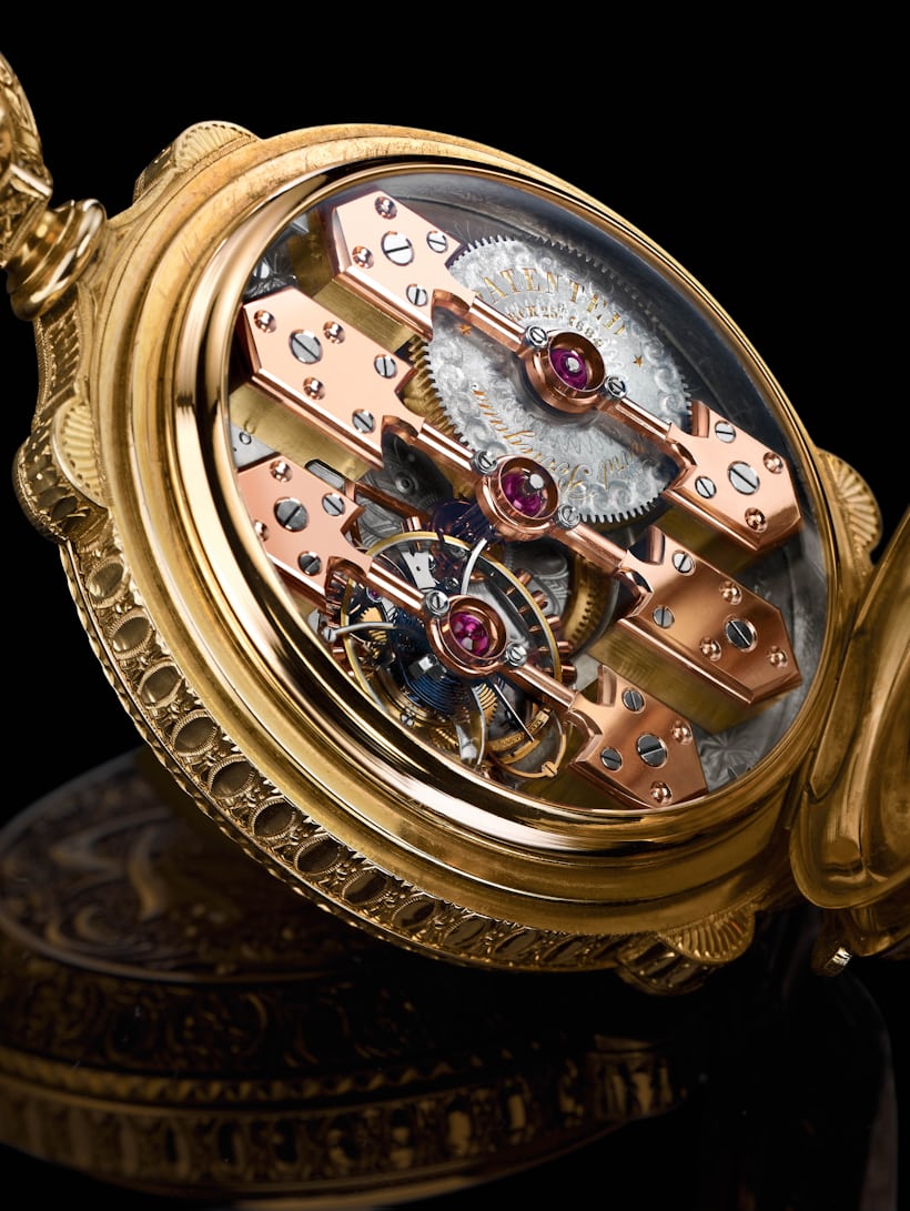 la esmerelda movement closeup girard perregaux