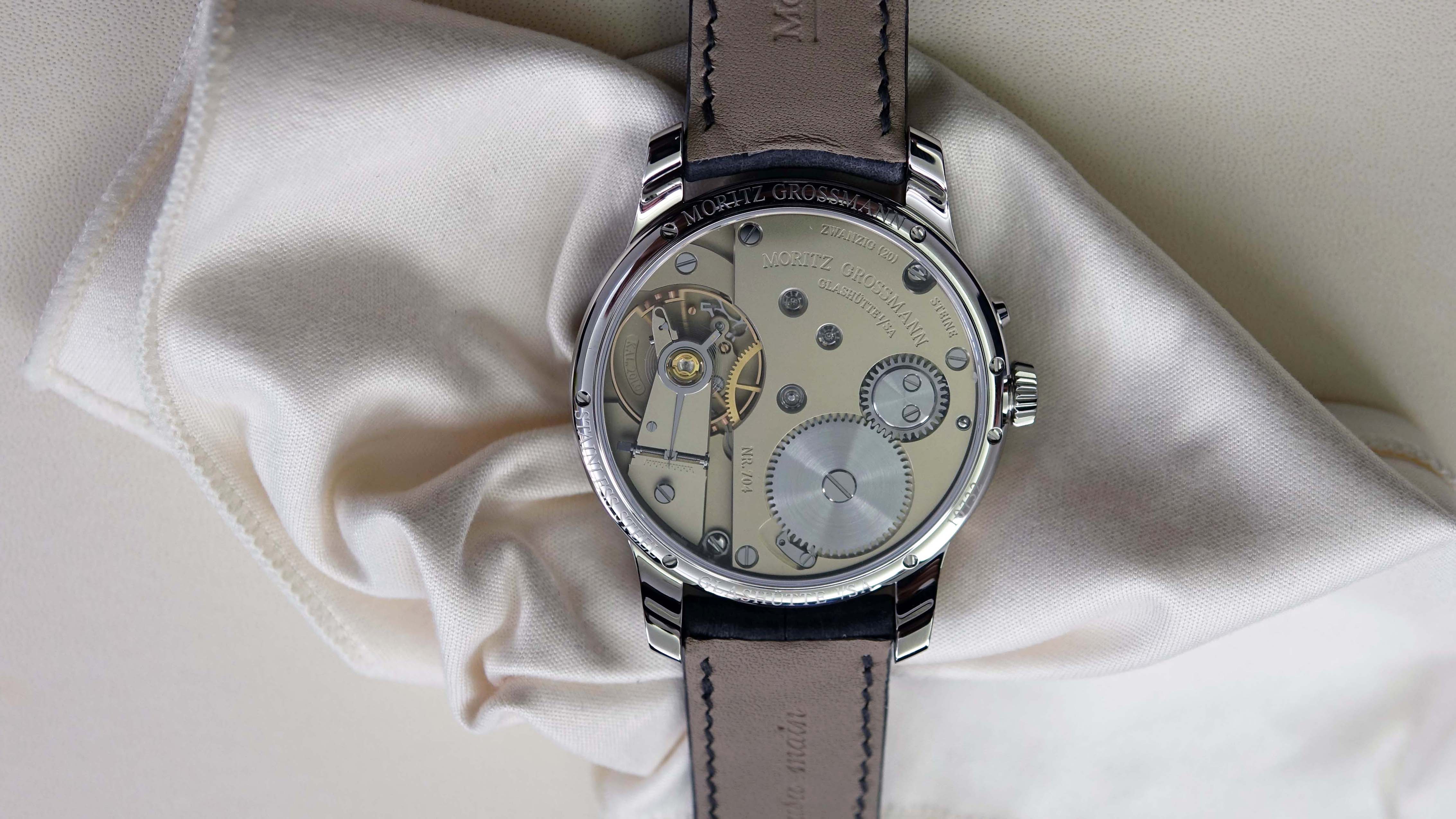 Moritz Grossman Atum Pure Steel Movement Side 