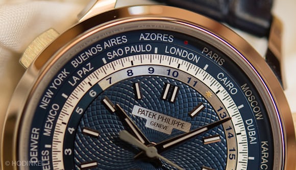 patek 5930 world time chronograph dial closeup