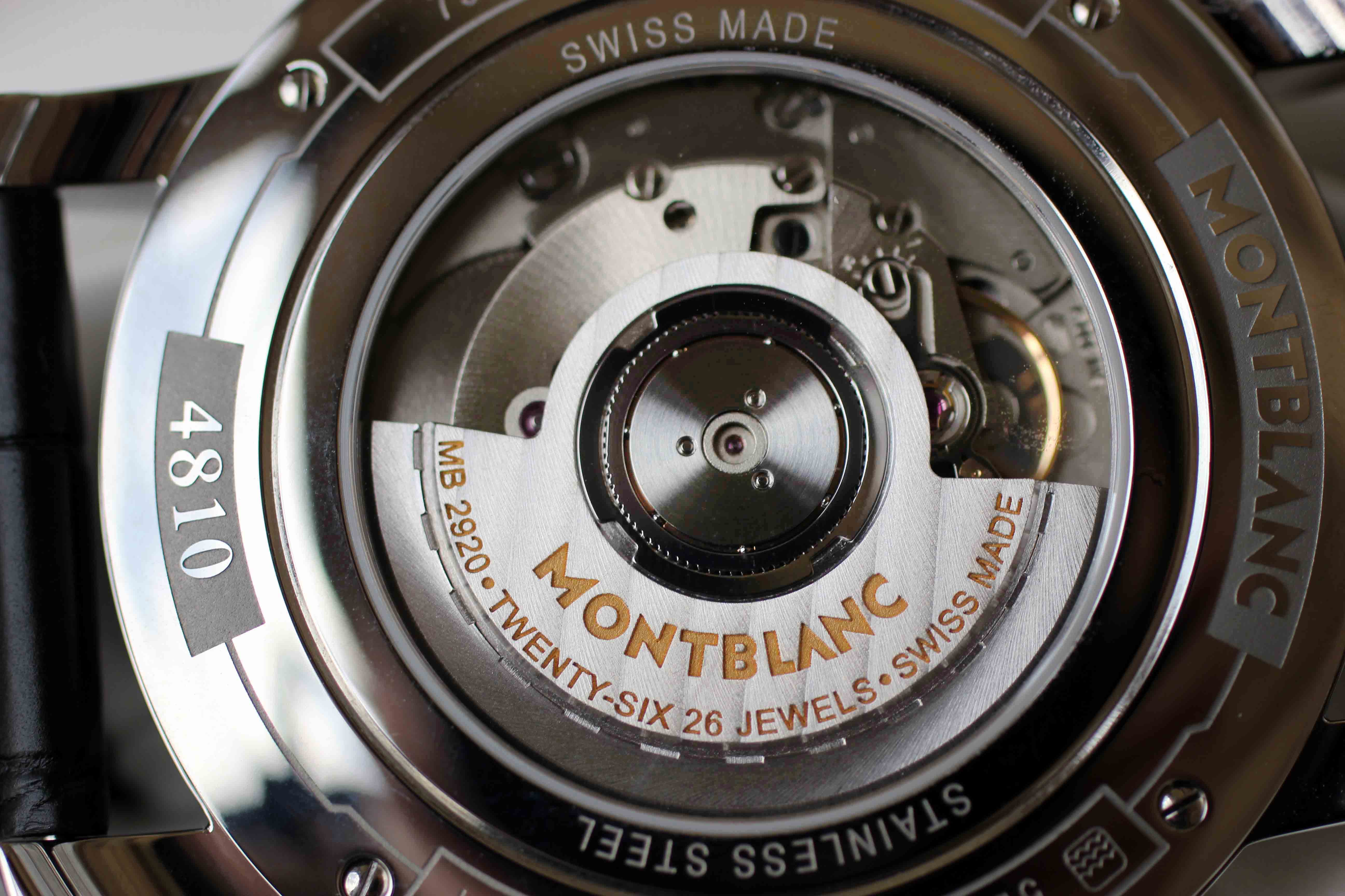 Caliber MB 29.90 Montblanc 4810 Orbis Terrarum close up