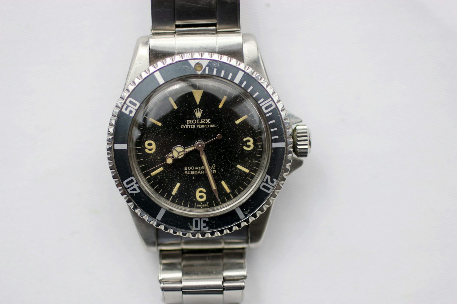 Rolex Submariner Reference 5513 With Explorer Dial